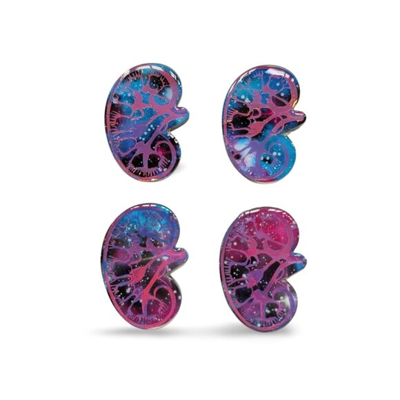 Kindey Badge Reel | Handmade ID Holder Nurse Teacher Student Therapist Gift NWT - Picture 3 of 5